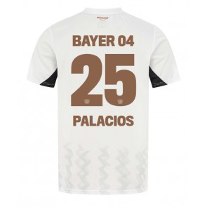 Billiga Bayer Leverkusen Exequiel Palacios #25 Bortatröja 2024-25 Kortärmad